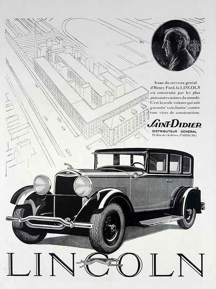 1930 Lincoln Ad 