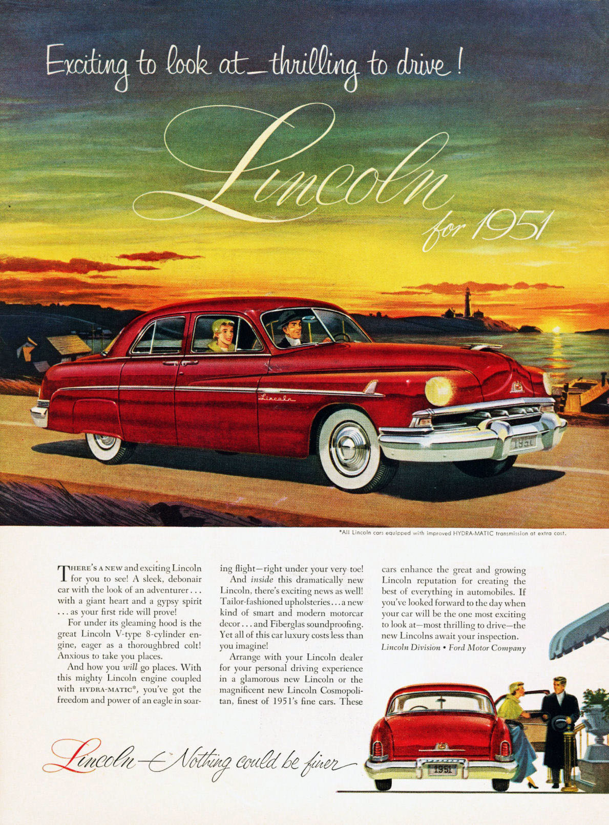 1951 Lincoln Ad 