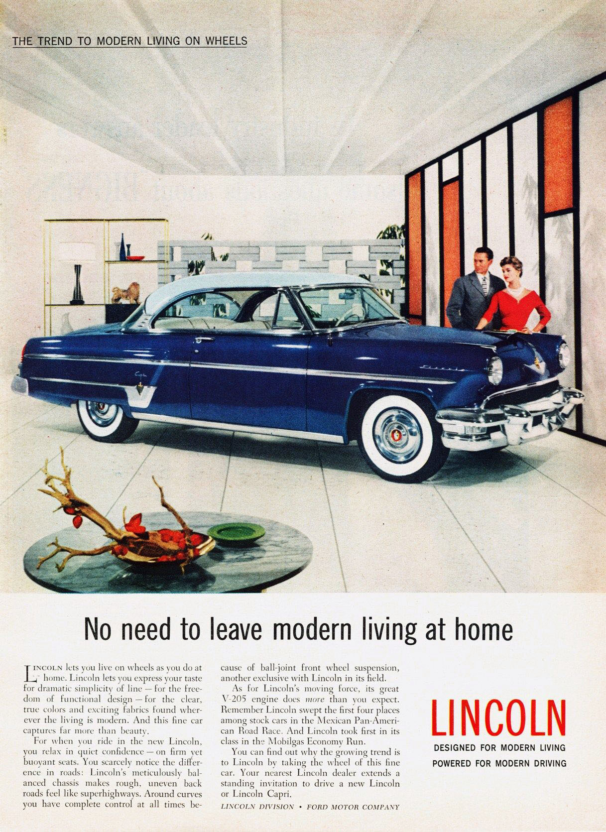 1954 Lincoln Ad