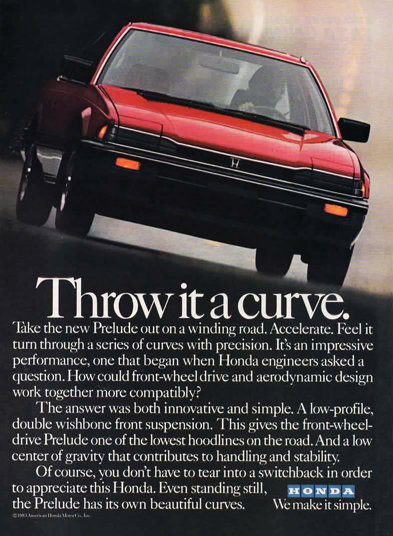 1983 Honda Prelude Ad 