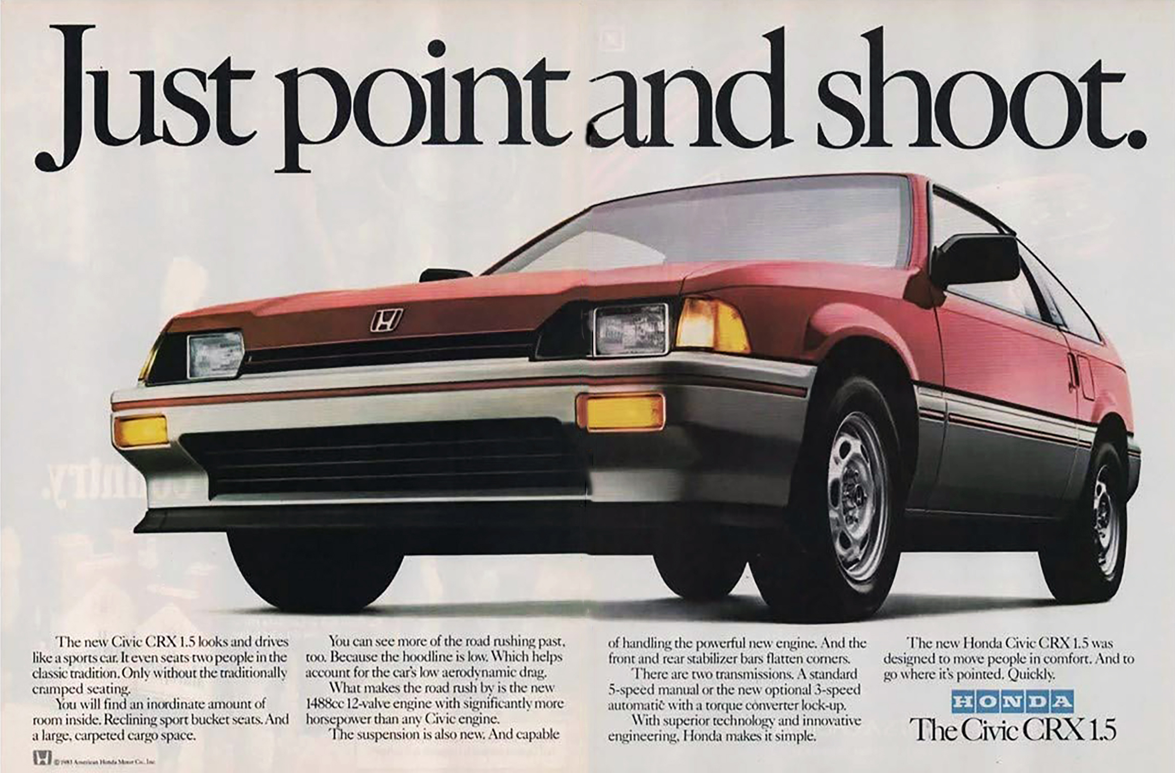 1984 Honda CR-X Ad 1.5