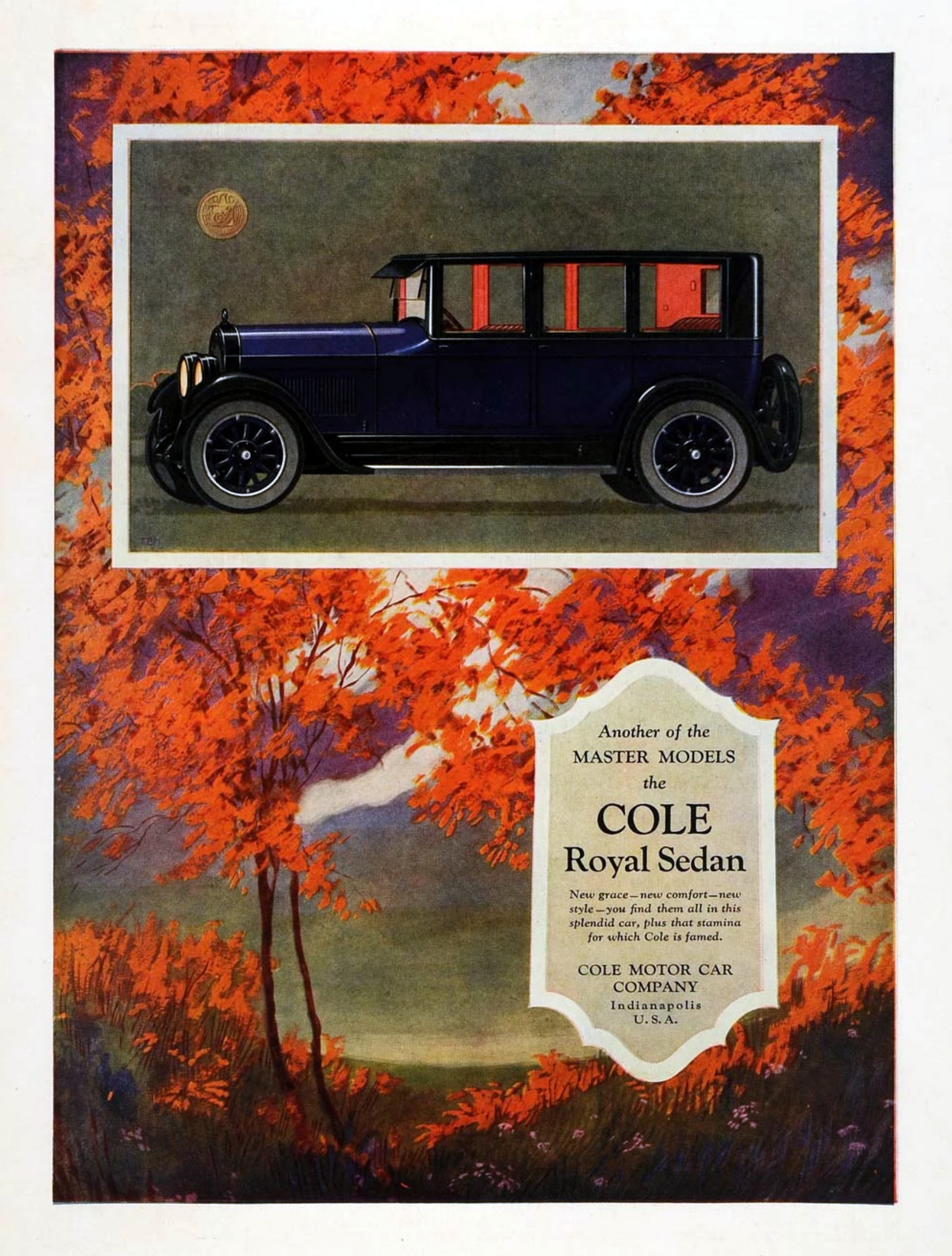 1923 Cole Ad 