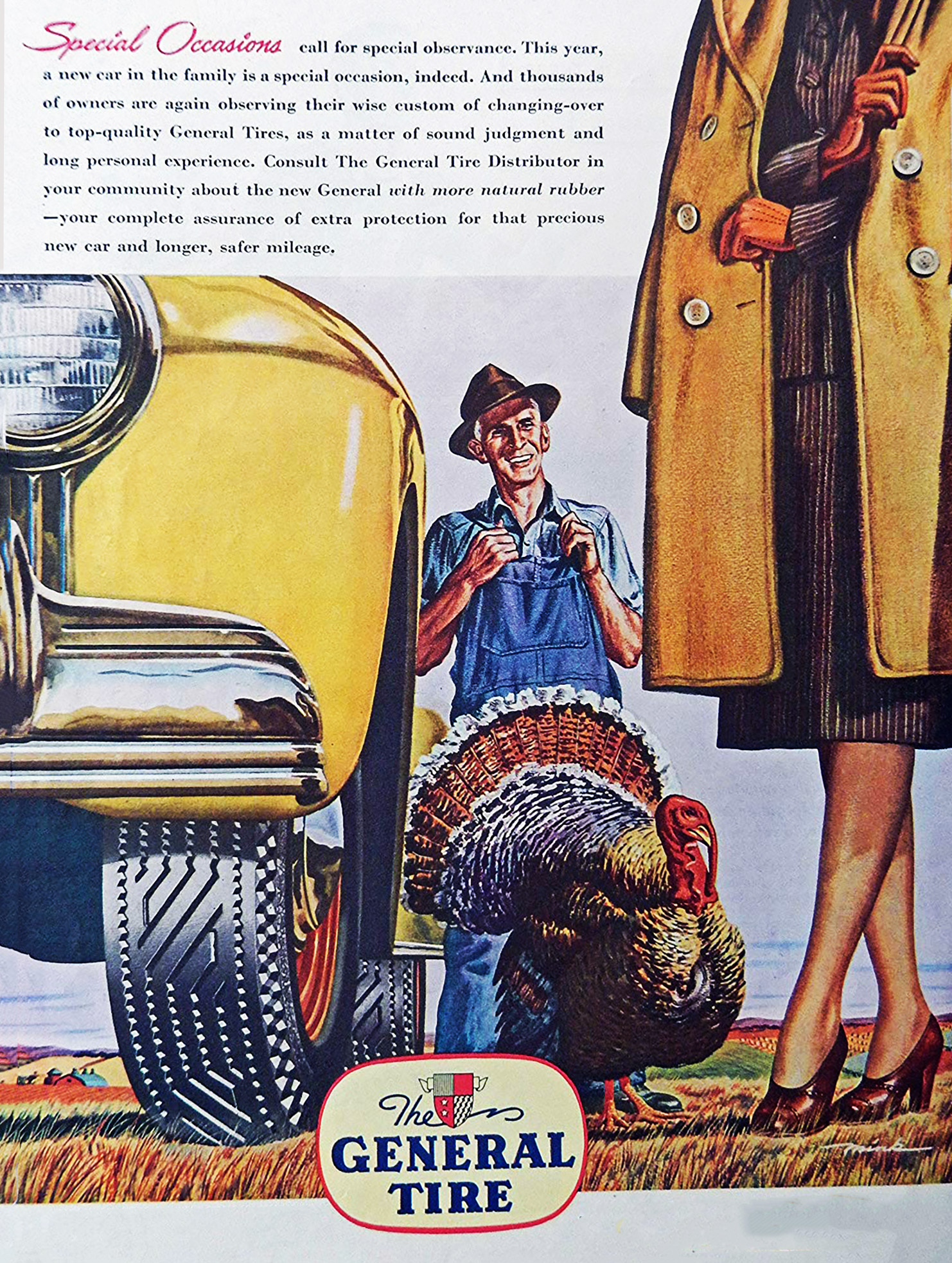 1946 General Tire, Turkey, Thanksgiving, 