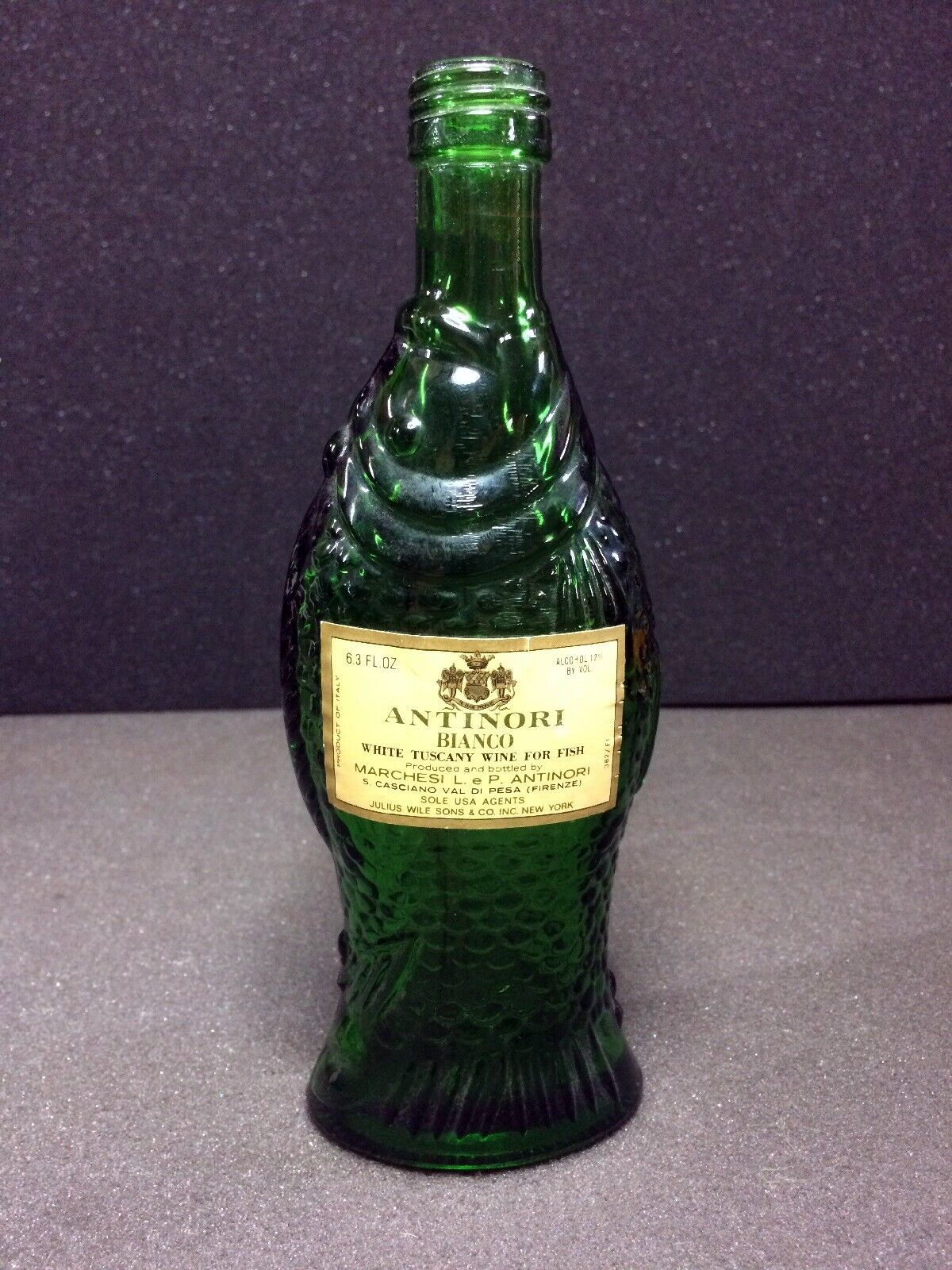 Antique Green Bottle 