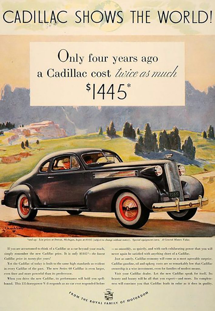 1936 Cadillac Ad 
