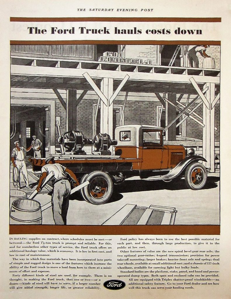 Depression Era Car Ads 