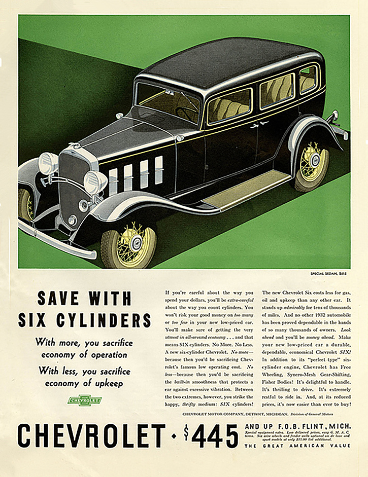1932 Chevrolet Ad 