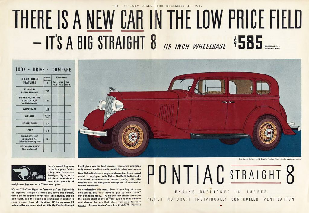 1933 Pontiac Ad 