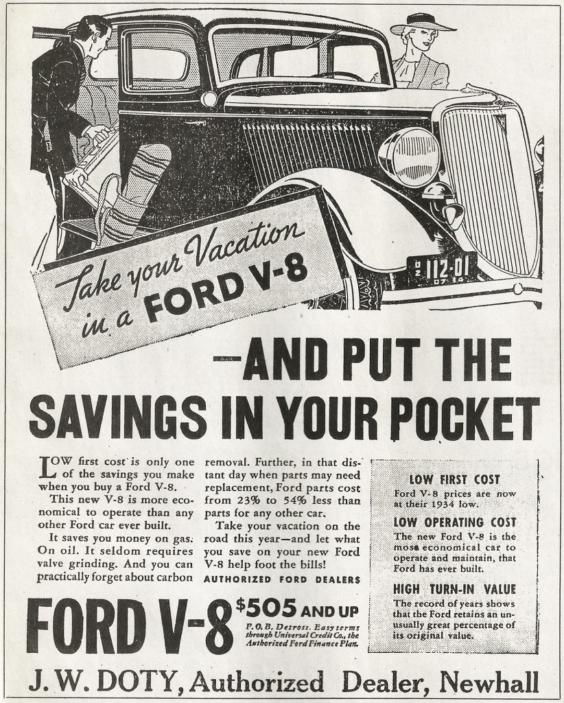 Depression Era Car Ads