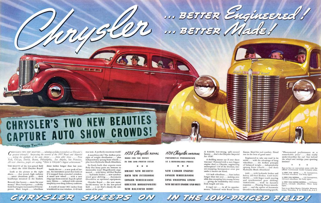 Depression Era Car Ads 