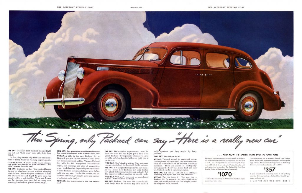 Depression Era Car Ads 