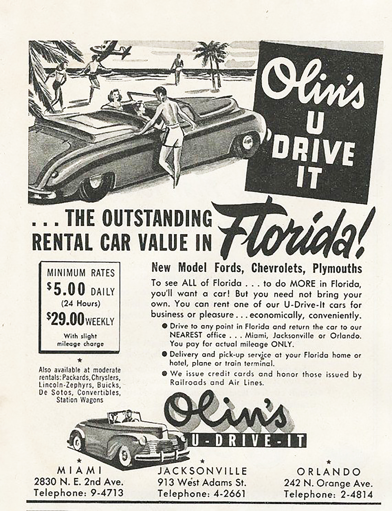1948 Olin's Ad 