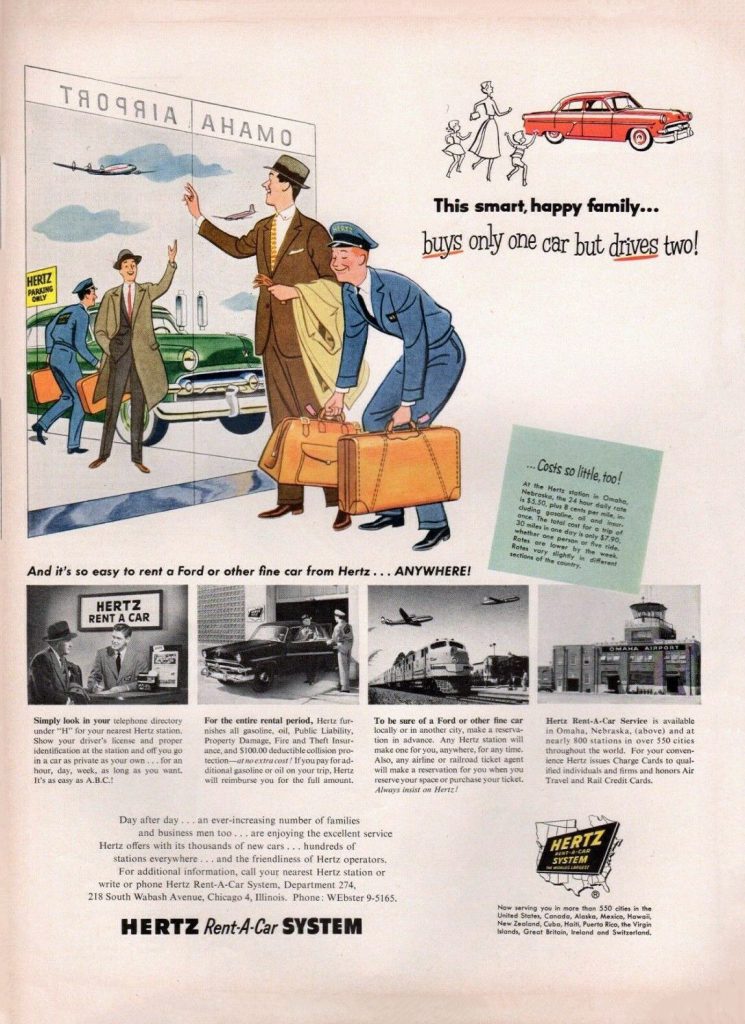 Travel Madness! A Gallery of Classic Rental Car Ads | The Daily Drive ...