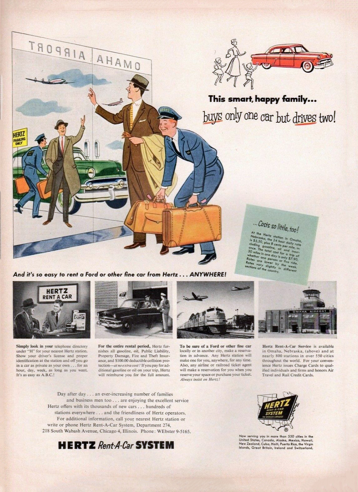 1954 Hertz Ad 