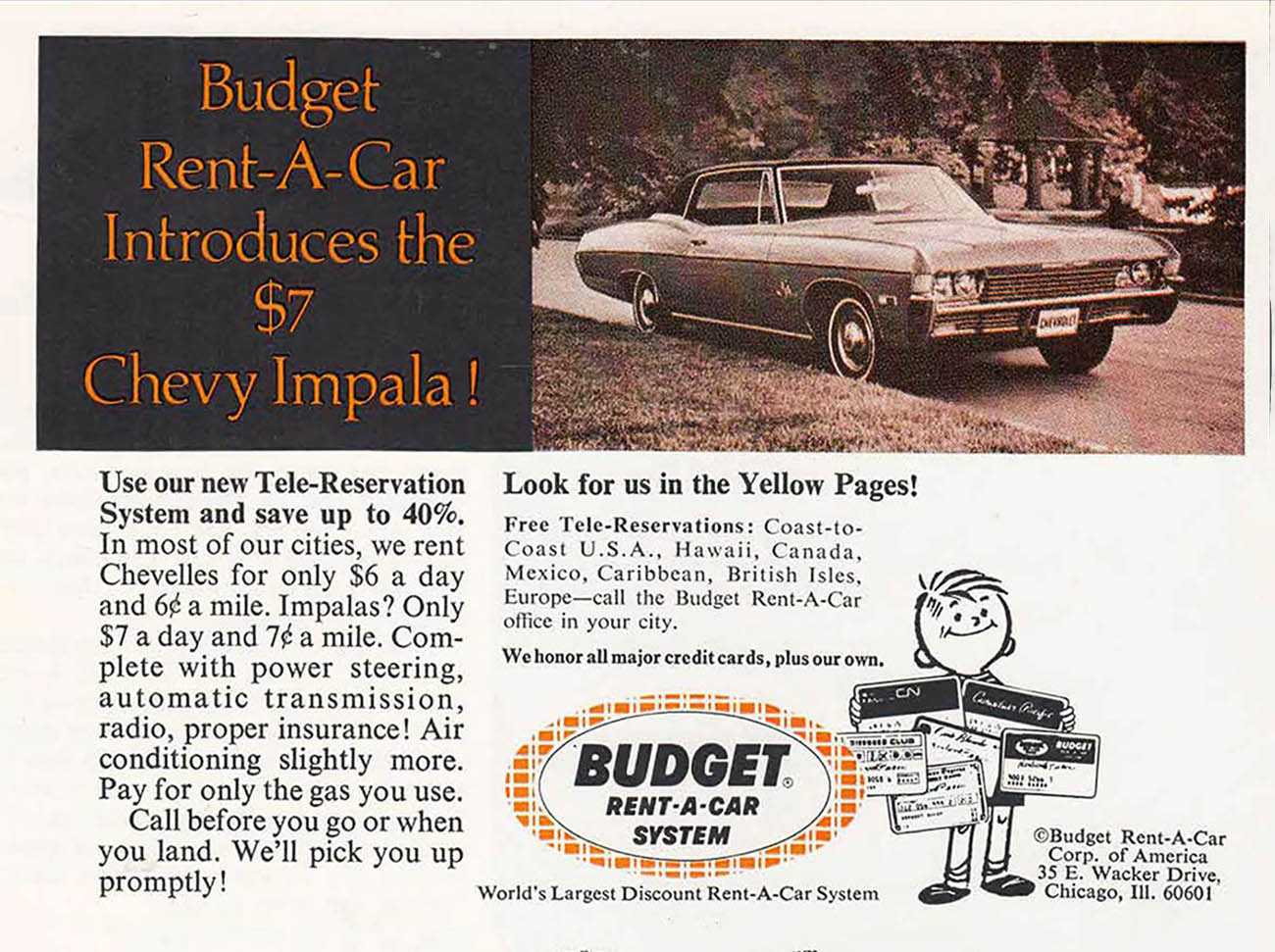 1968 Budget Ad (1968 Chevrolet Impala) 