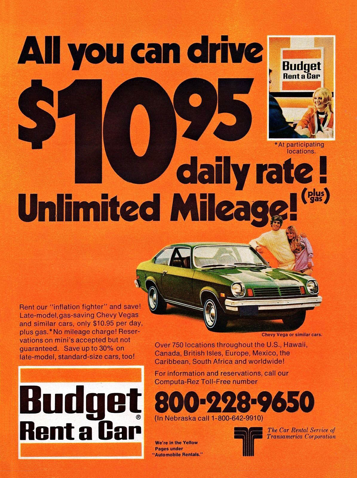 1973 Budget Ad (1973 Chevrolet Vega) 