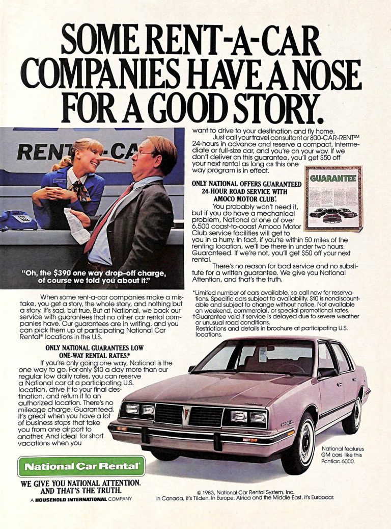 Travel Madness! A Gallery of Classic Rental Car Ads The Daily Drive