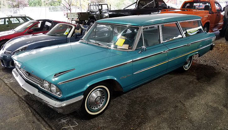 1963 Ford Country Squire station wagon, 2019 Mecum Chicago