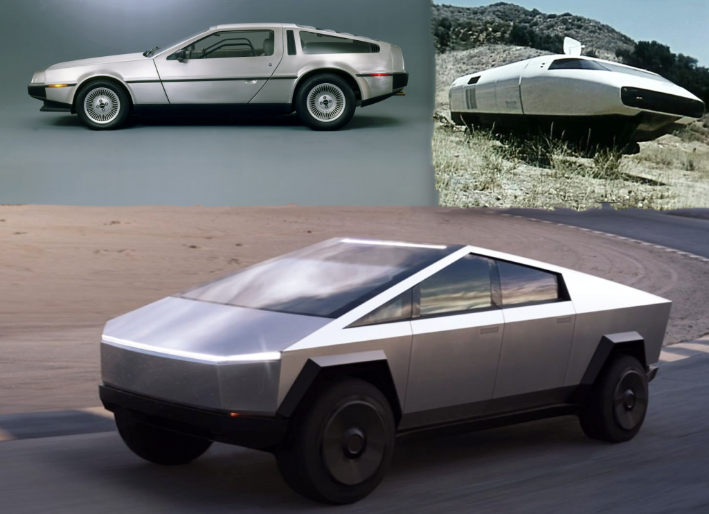 Tesla Design Math Delorean Plus Ark Ii Equals Cybertruck