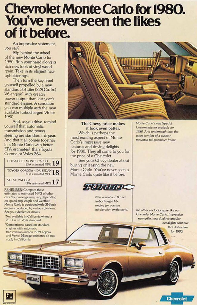 1980 Chevrolet Monte Carlo Turbo