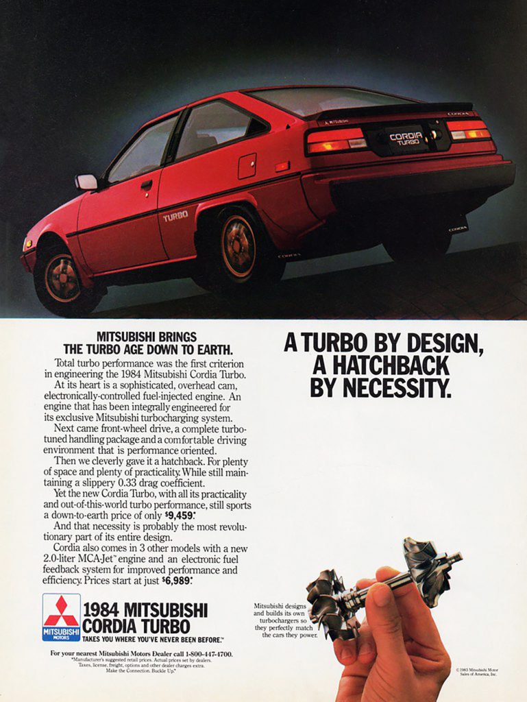 1984 Mitsubishi Cordia Turbo