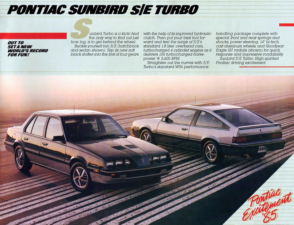 1985 Pontiac Sunbird S/E Turbo