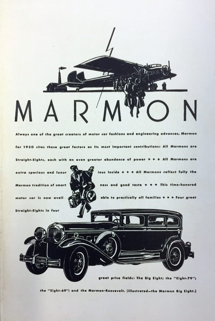 1930 Marmon Ad 