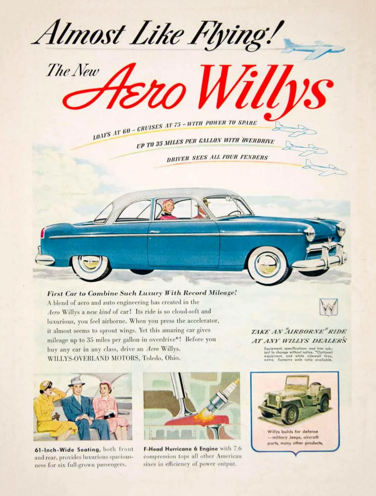 Aviation Madness A Gallery Of Classic Car Ads Featuring