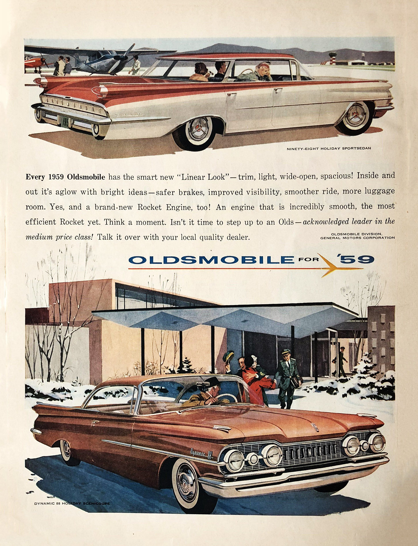 Aviation Madness A Gallery Of Classic Car Ads Featuring