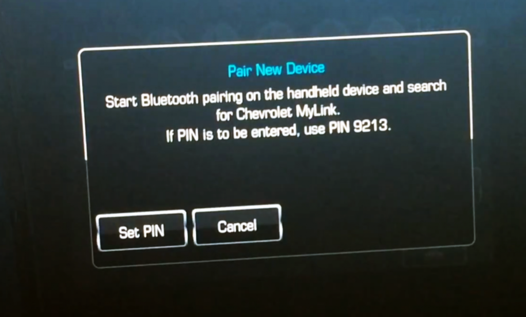 Bluetooth Security Screen