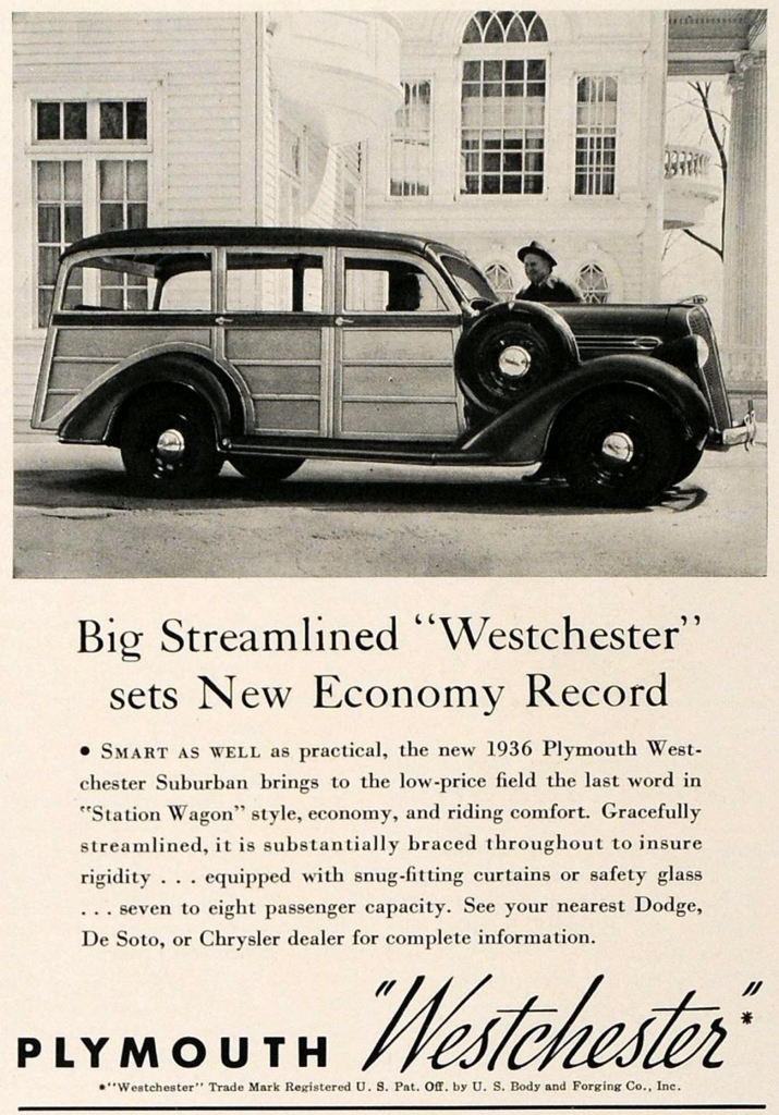 1936 Plymouth Westchester, Station Wagon, Station Hack 