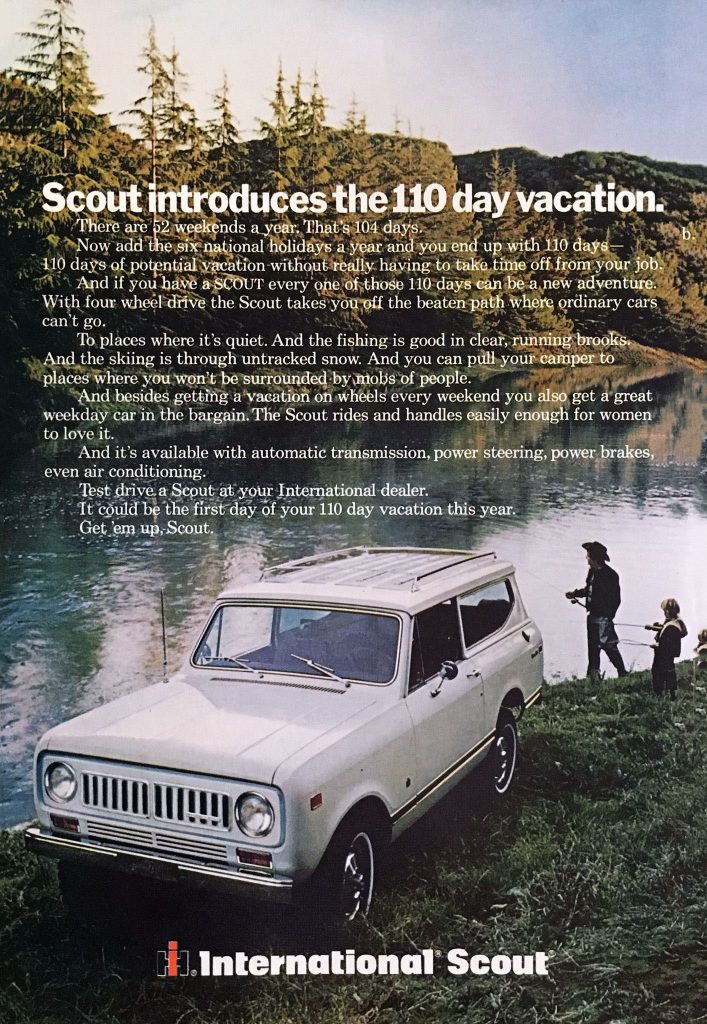 1973 International Scout Ad 