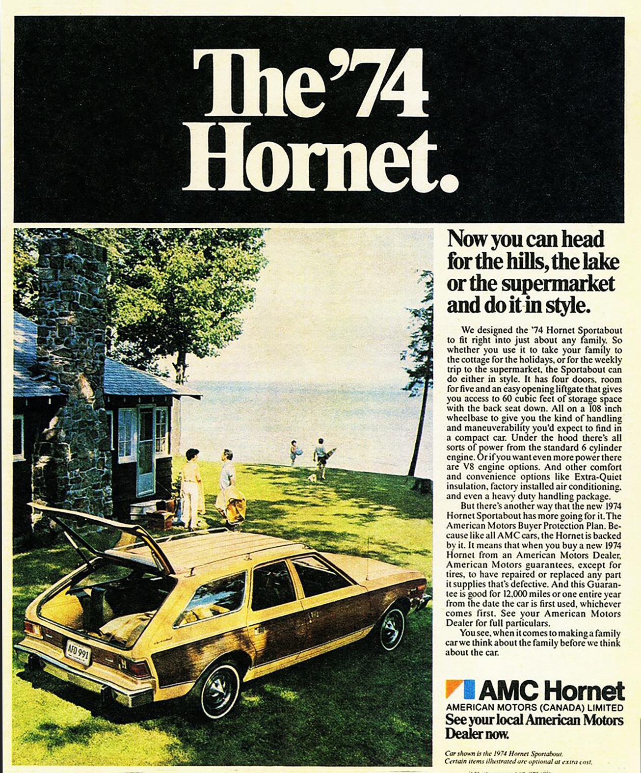 1974 AMC Hornet Sportabout Ad 