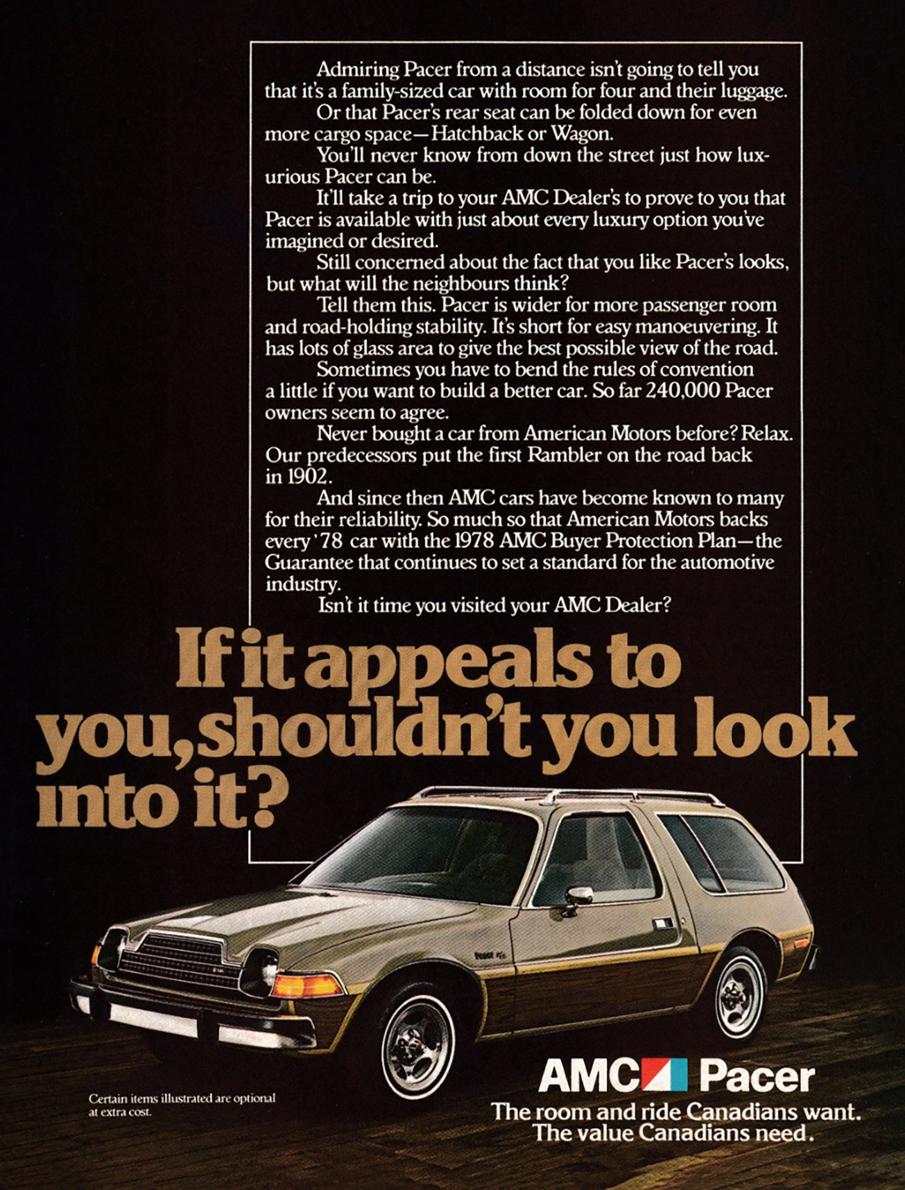 1978 AMC Pacer Wagon Ad 