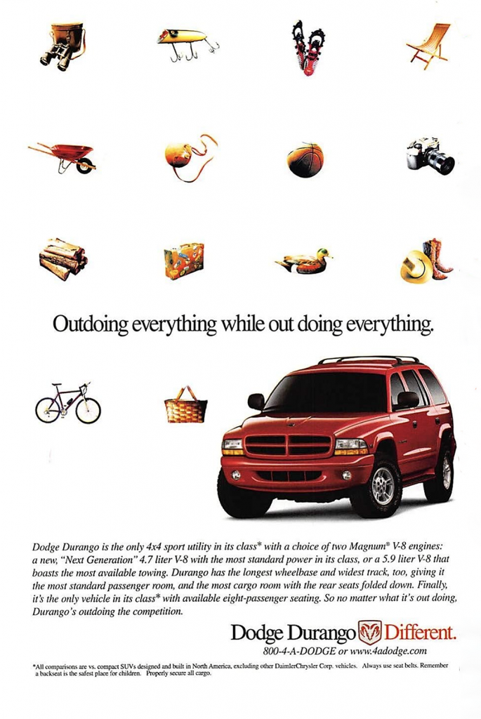 2000 Durango Ad