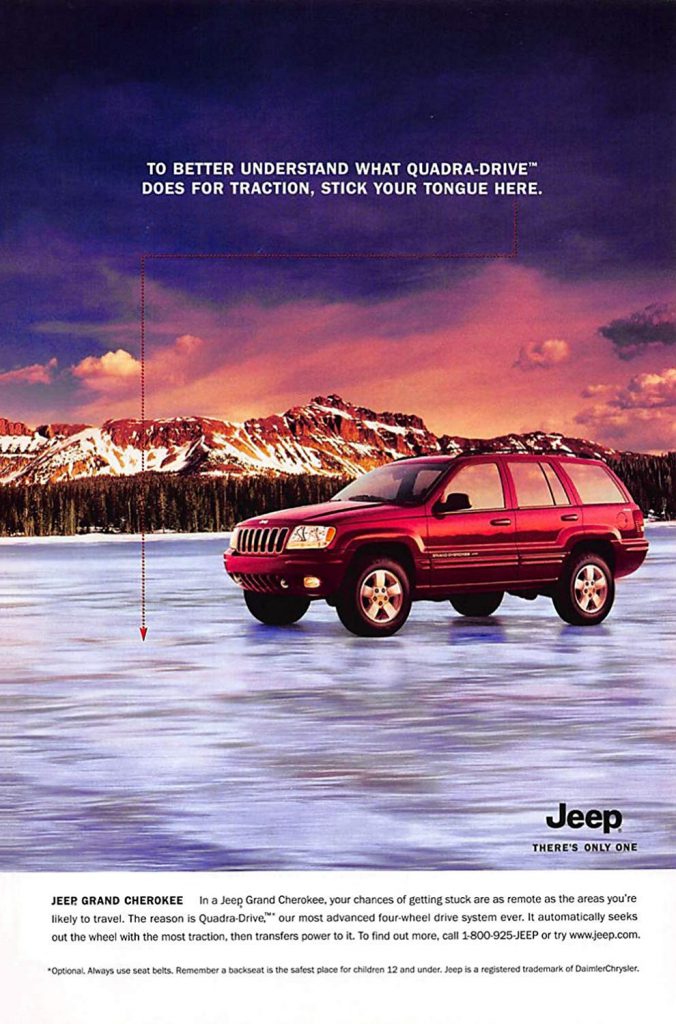 1999 Jeep Grand Cherokee Ad 