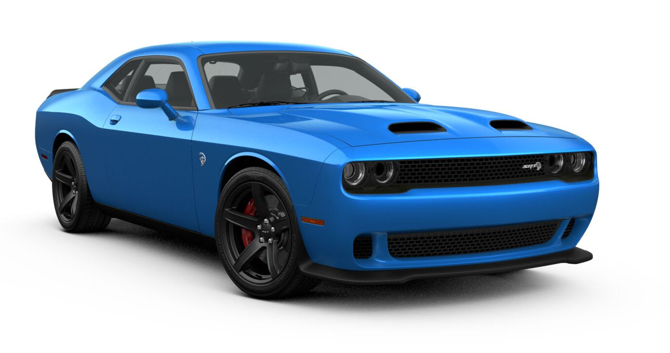 2020 Dodge Challenger Hellcat in B5 Blue