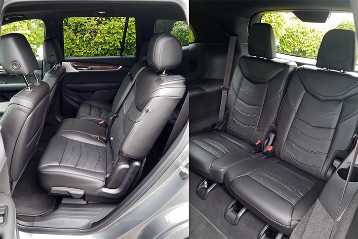 Cadillac XT6 3rd-row seat 