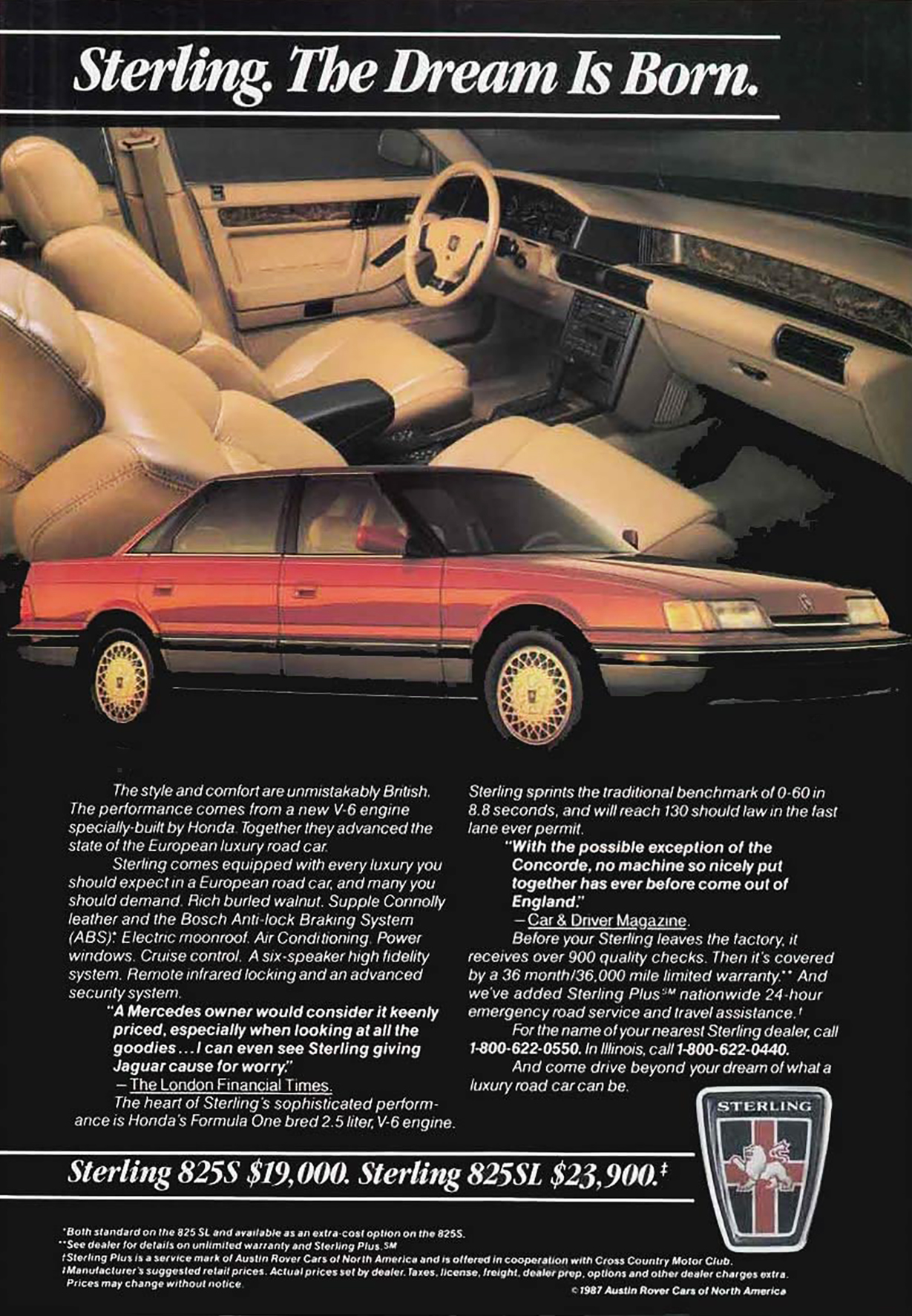 1987 Sterling 825 Ad