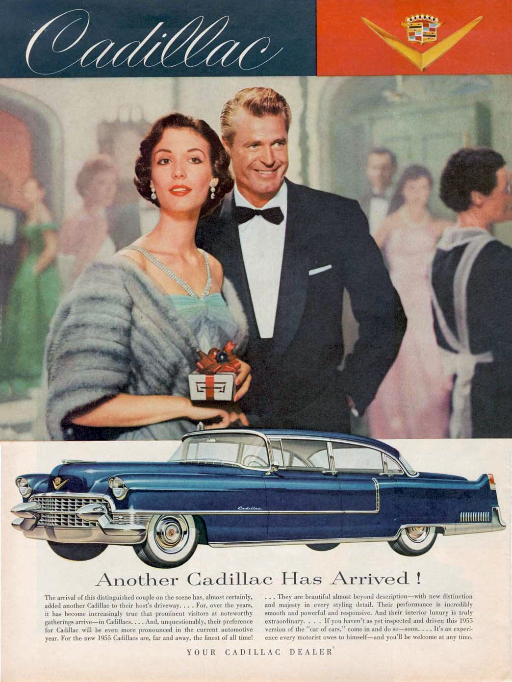1955 Cadillac Ad, Fashiion 