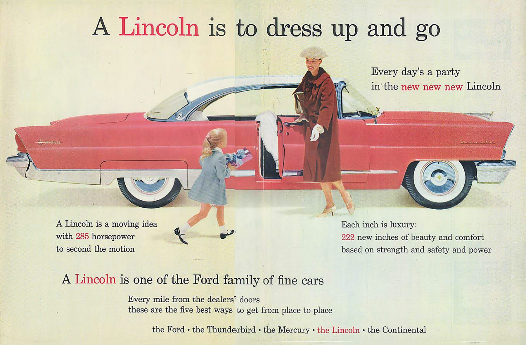 1956 Lincoln Ad 