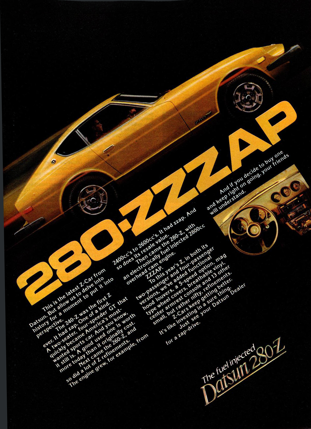 1973 Datsun 280-Z Ad 
