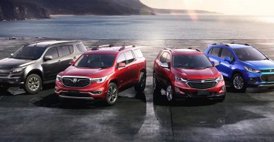 Holden crossover and SUV lineup.
