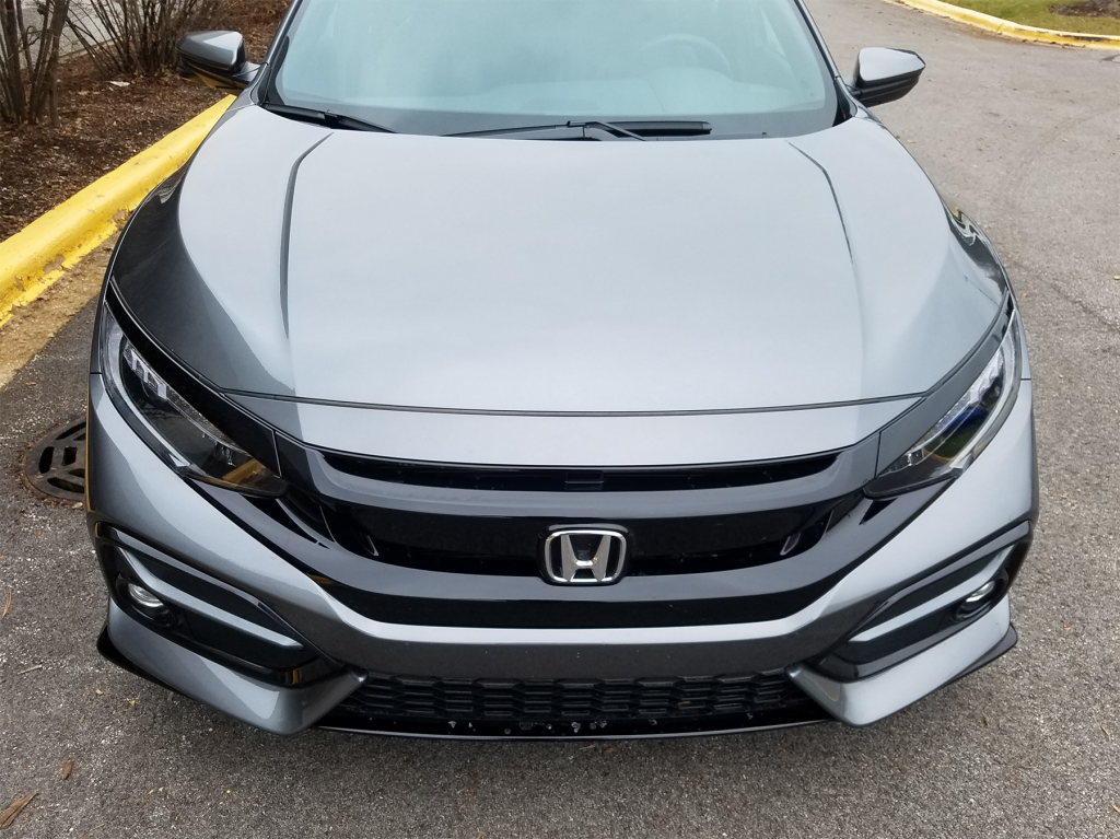 2020 Honda Civic Hatchback Sport Touring in Polished Metal