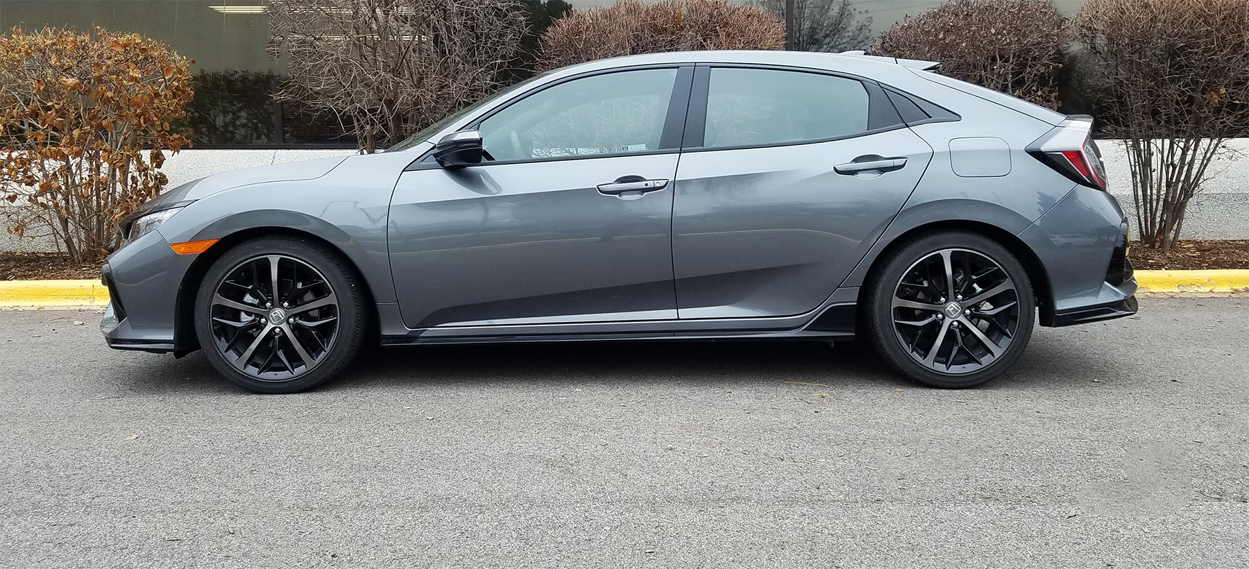 2020 Honda Civic Hatchback Sport Touring in Polished Metal