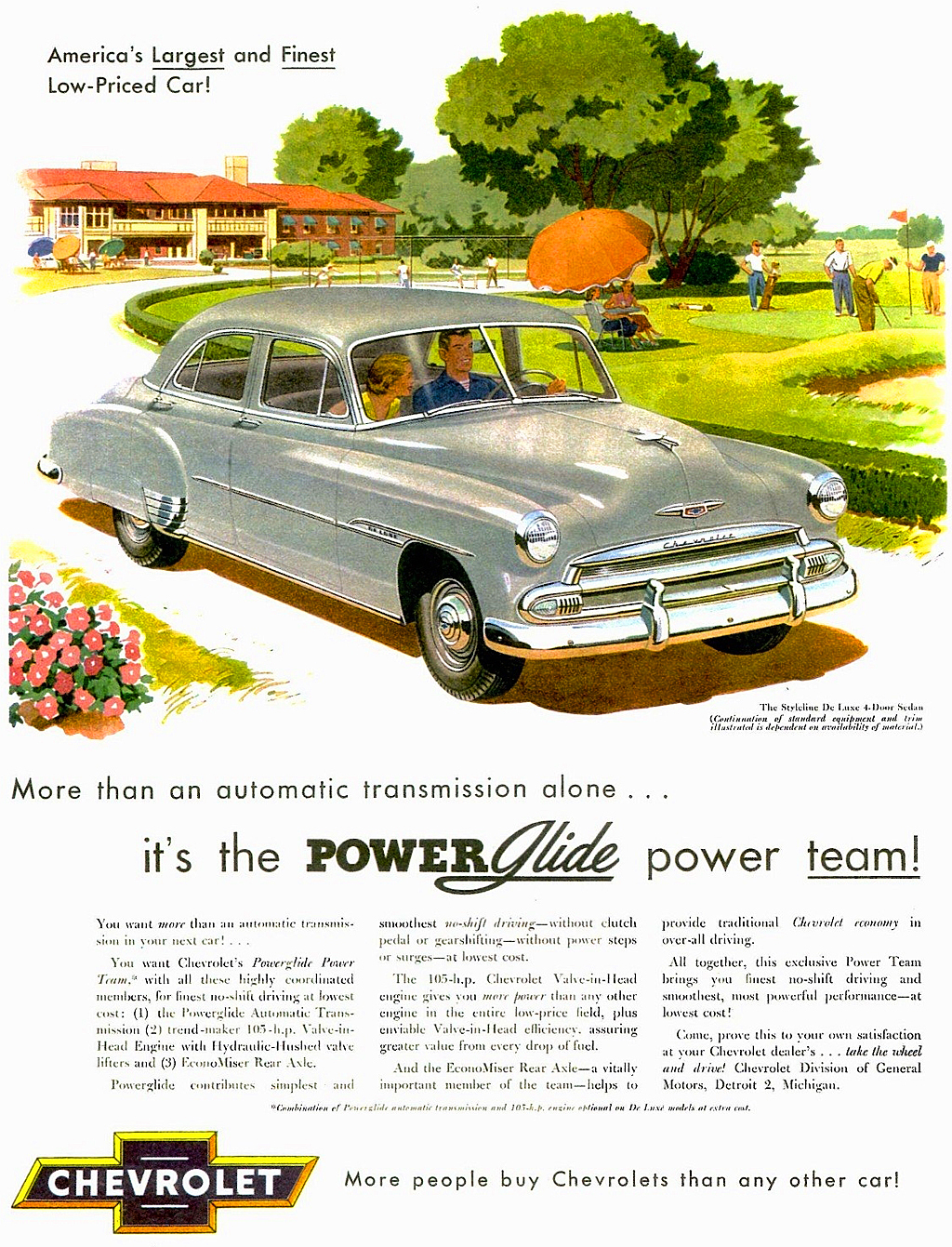 1950 Chevrolet Ad, Powerglide 