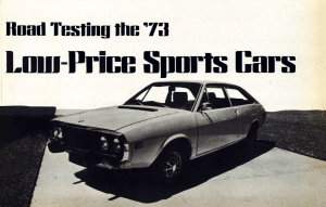 Sports Cars of 1973