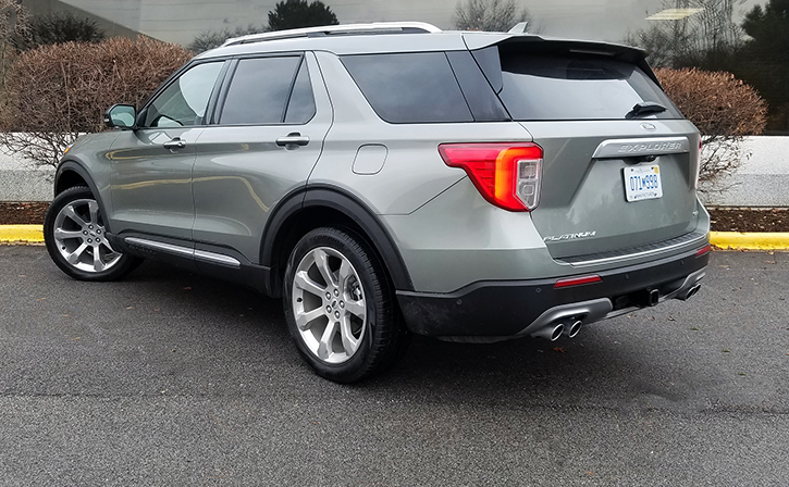 2020 Ford Explorer Platinum, Silver Spruce 