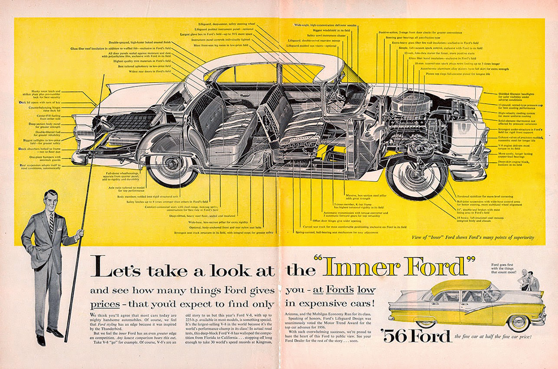 1956 Ford Ad Cutaway 