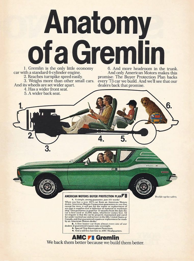 1973 AMC Gremlin Ad